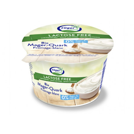 ZUGER FROMAGE BLANC MAIGRE SS LACTOSE 100GR