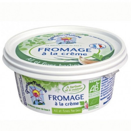 GN FROMAGE A TARTINER AIL ET FINES HERBES 150GR