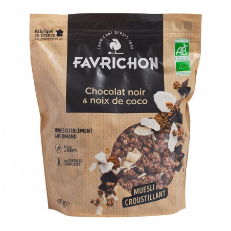 FAVRICHON MUESLI CROUSTILLANT CHOCO ET COCO 450GR
