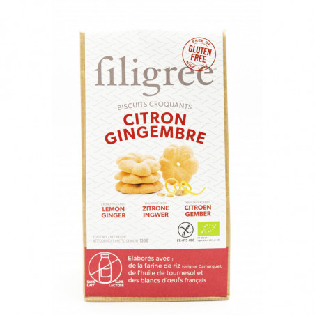 FILIGREE BISCUITS CITRON GINGEMBRE