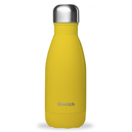 QWETCH BOUTEILLE ISOTHERME JAUNE 260ML